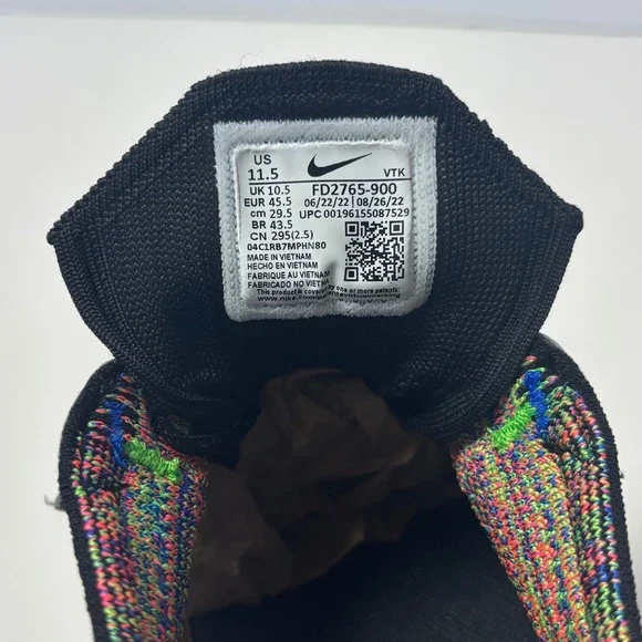 Nike Air Max Flyknit Racer Mens Size 11.5 Multi Color Shoes Sneakers FD2765-900 - Picture 8 of 8